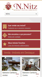 Mobile Screenshot of nnitzimobiliaria.com.br