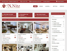 Tablet Screenshot of nnitzimobiliaria.com.br
